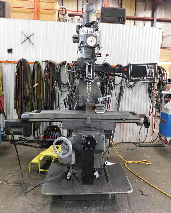 Used Sharp 2 Axis Vertical CNC Milling Machine
