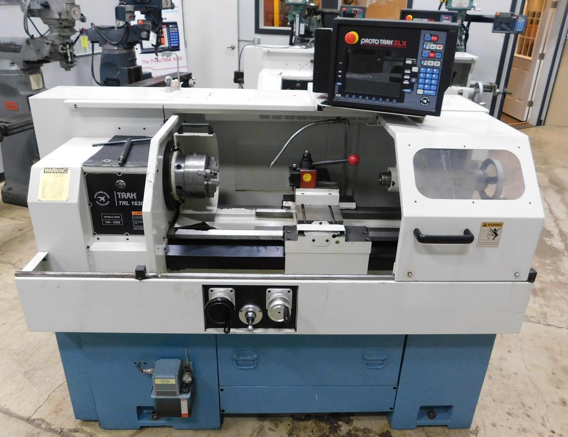 Used TRAK 1630SX Manual/CNC Toolroom Lathe 1630SX
