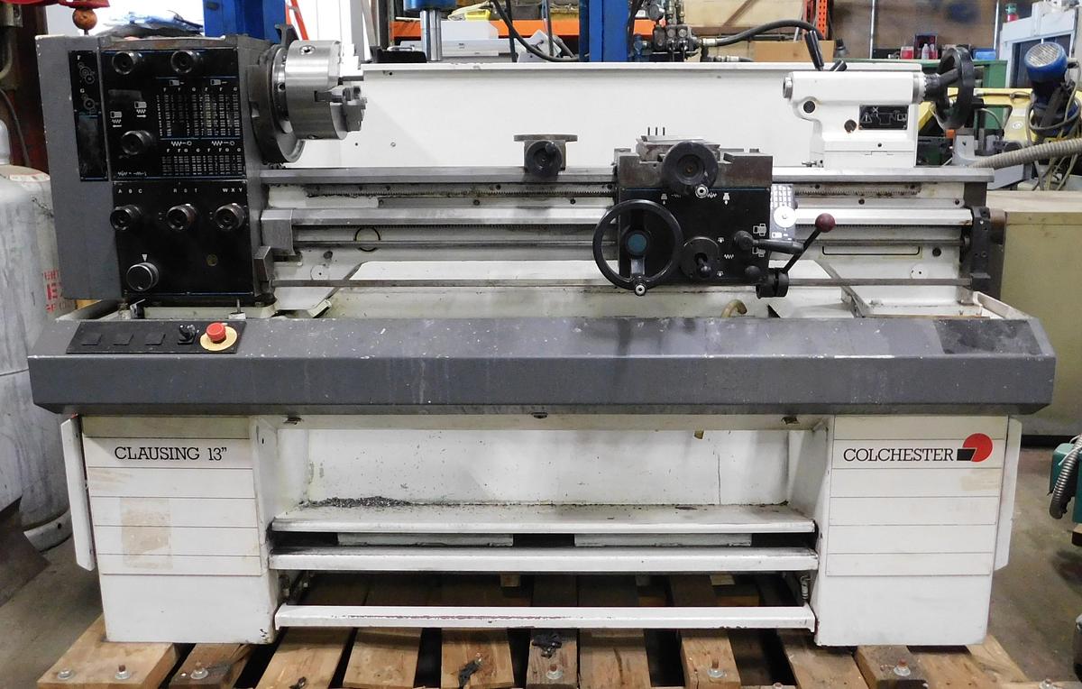 Used Clausing Colchester 13" x 40" Toolroom Lathe 13"