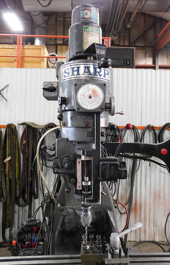 Used Sharp 2 Axis Vertical CNC Milling Machine