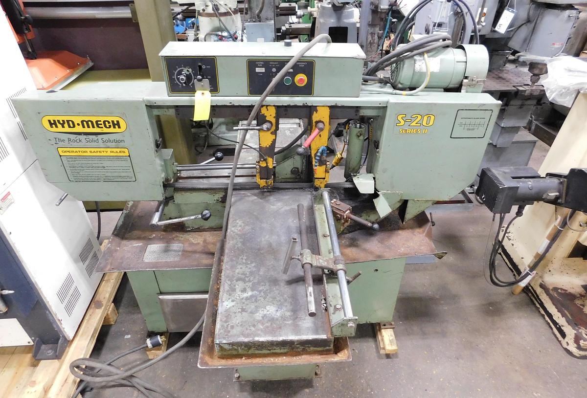 Used 2000 Hyd-Mech S-20 13" x 18" Manual Horizontal Bandsaw S-20 Series II