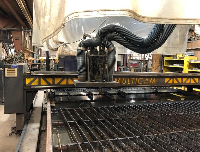 Used 2008 MultiCam 10' x 12' Plasma Table 6000