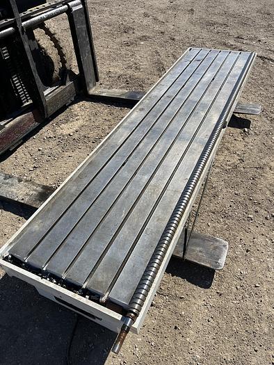 Used Milltronics 110" x 24" T-slotted Table