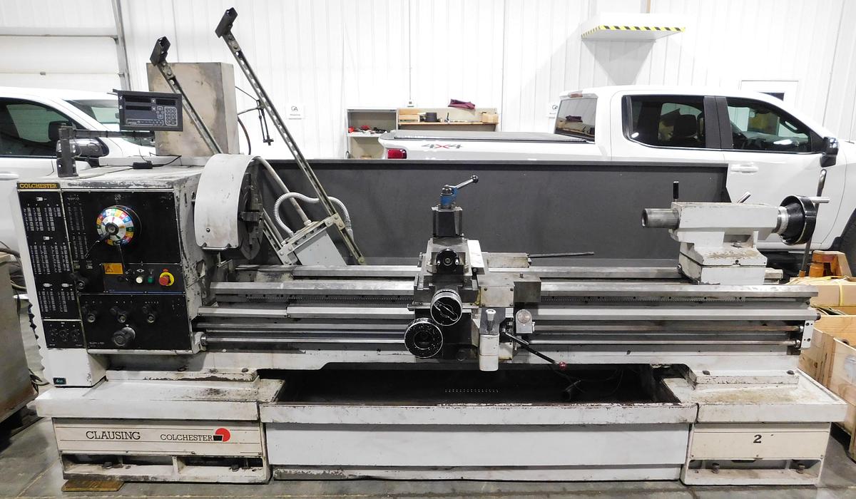 Used 1999 Clausing Colchester 21"/34" x 80" Toolroom Lathe 21"