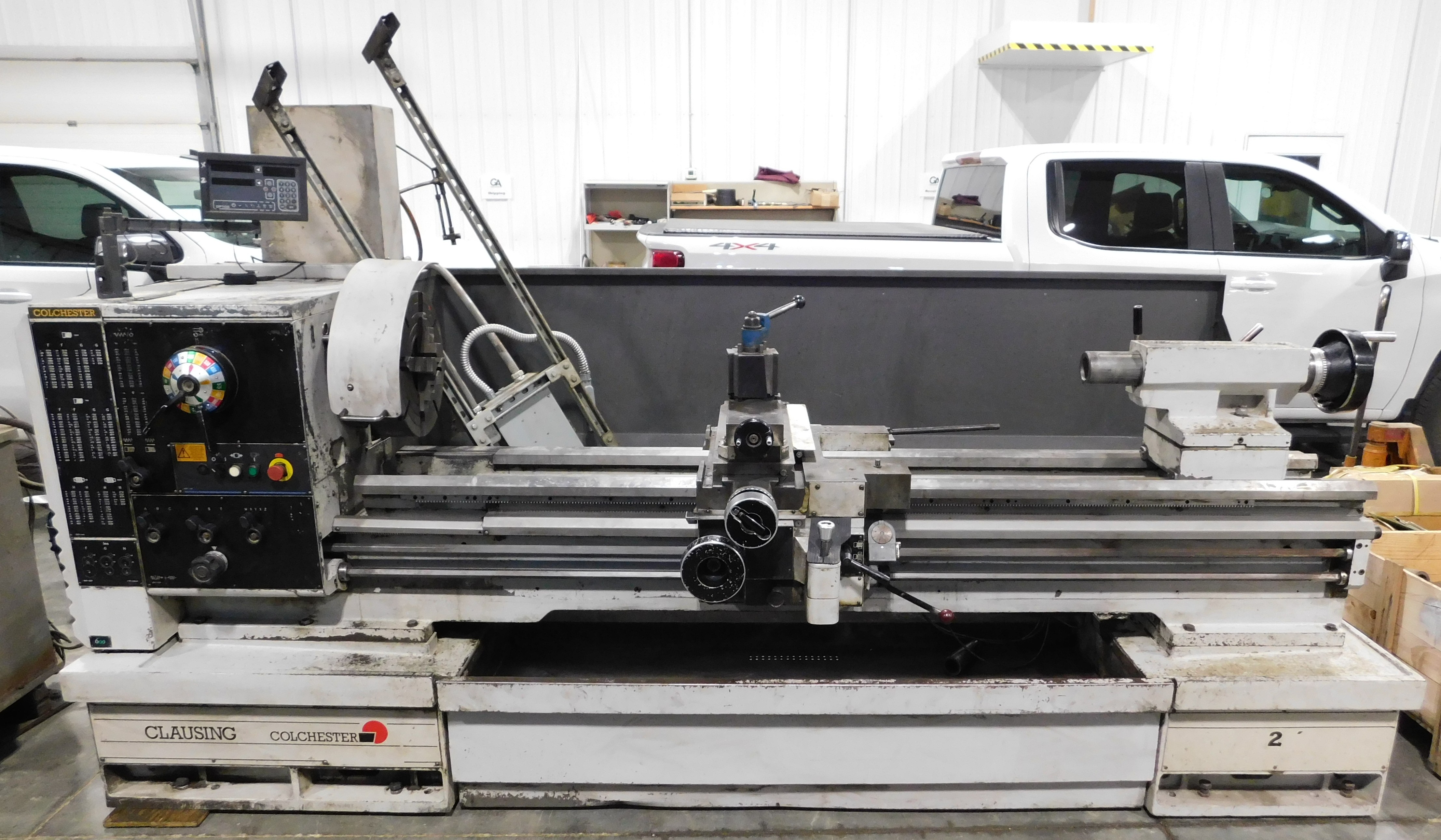 Used 1999 Clausing Colchester 21"/34" x 80" Toolroom Lathe 21"