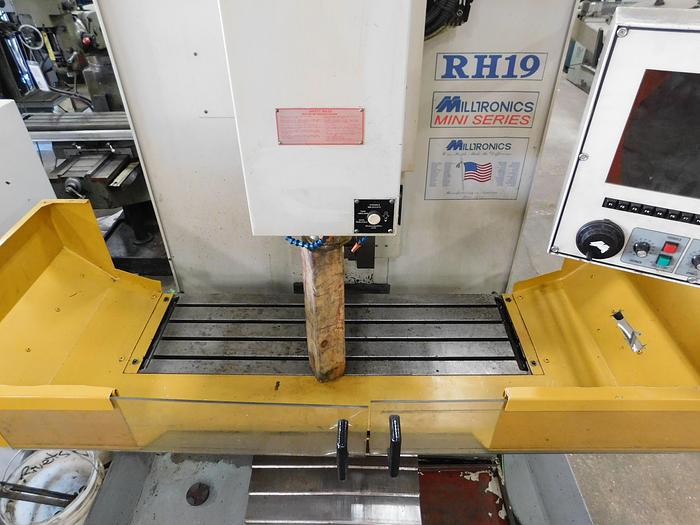 Used Milltronics RH-19 Rigid Head Bed Mill RH-19