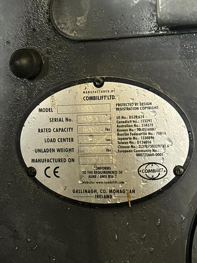 Used 2018 6000 LB Combilift CB6000