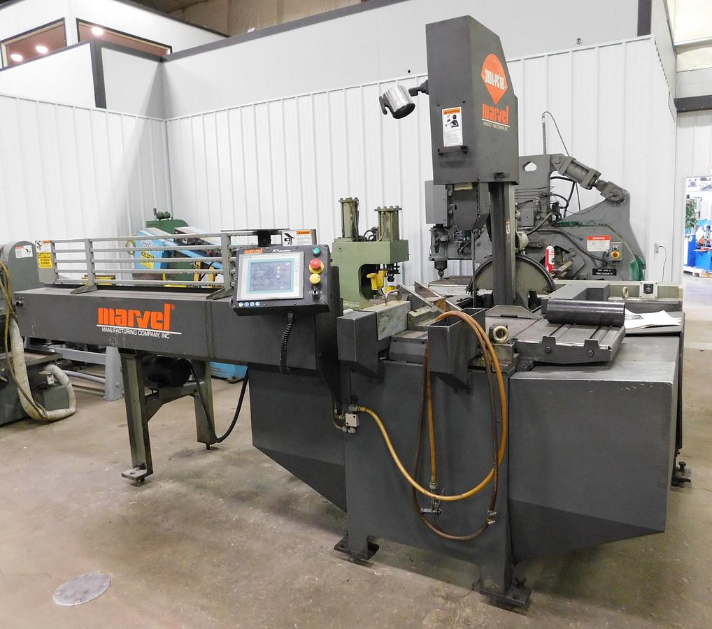 Used Marvel CNC Vertical Automatic Bandsaw E380 PC3