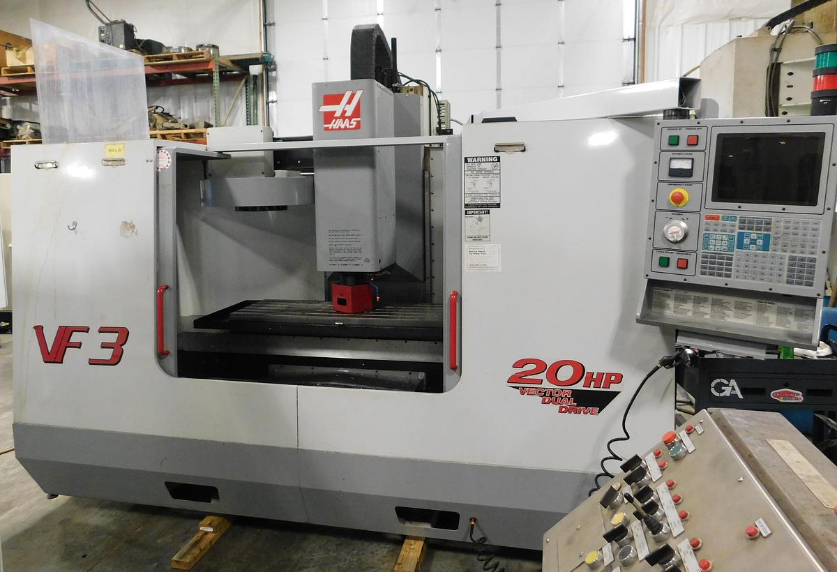 Used 2001 Haas 40" x 20"  Vertical Machining Center VF3D