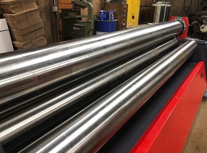 Used 2021 Synergy Hydraulic 4 Roll Plate Bending Roll AH4-8/08
