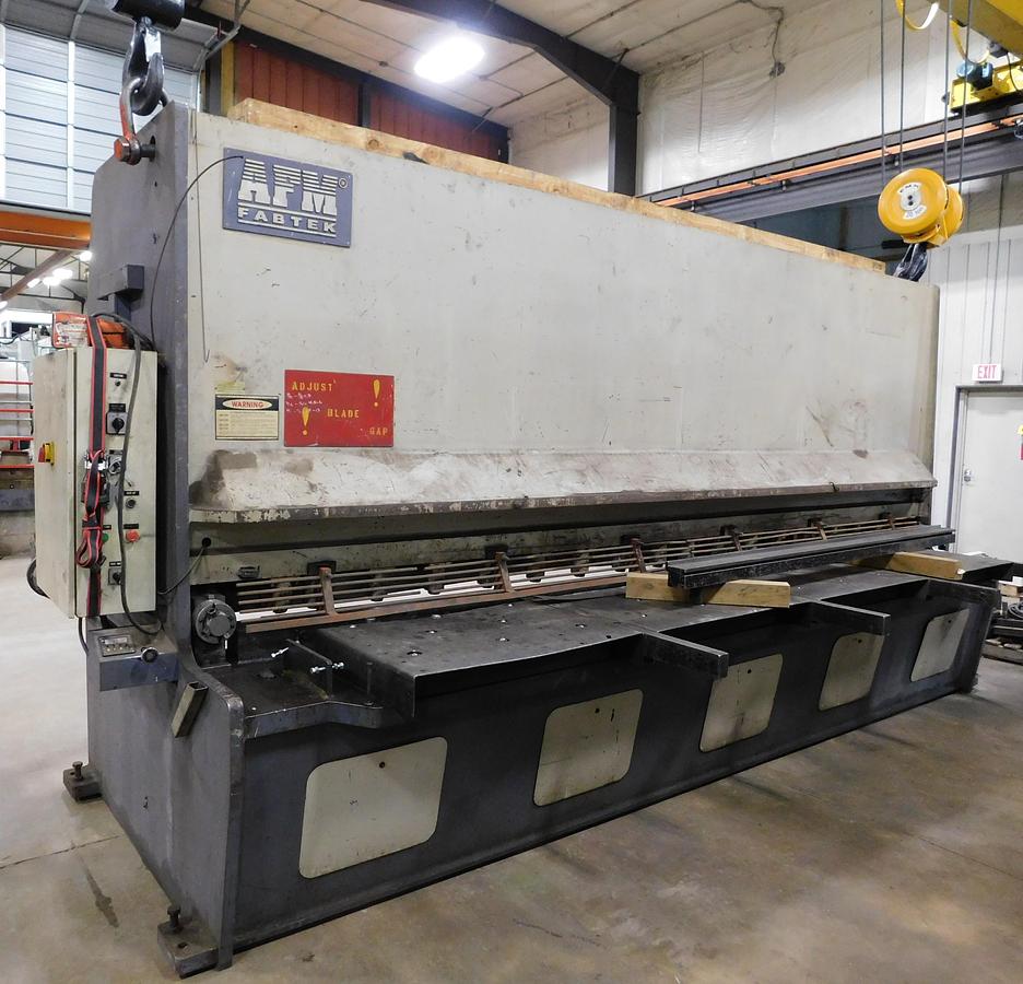 Used AFM Fabtek 13' x 1/2 Hydraulic Shear MK13-41