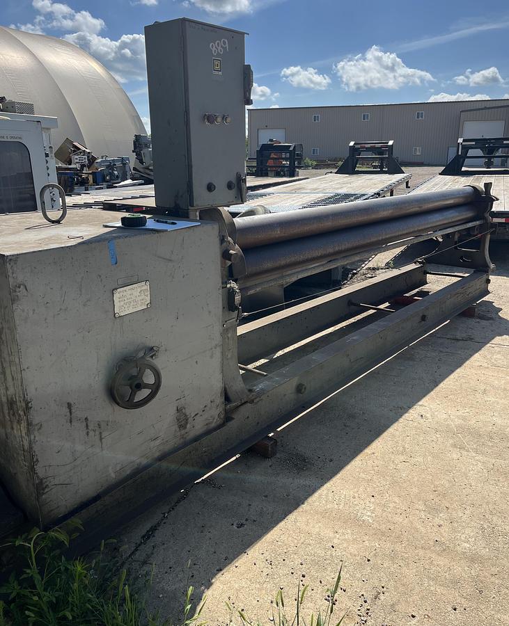 Used Hendley Beloit 12' x 10ga Initial Pinch Roll 8H