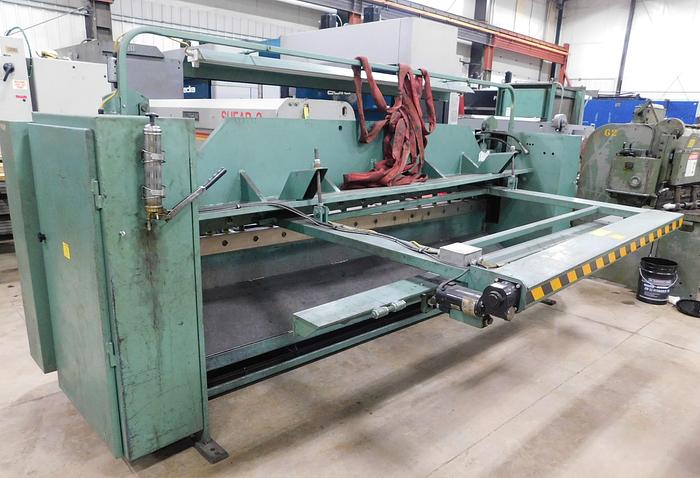 Used Betenbender 10' x 1/4 Hydraulic Shear 10-1/4