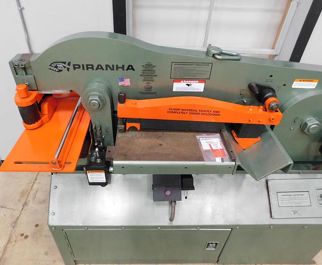 Used Piranha 90 Ton Hydraulic Ironworker P90