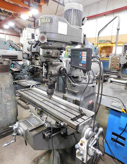Used 1984 Supermax Vertical Milling Machine YCM 1-1/2 VS
