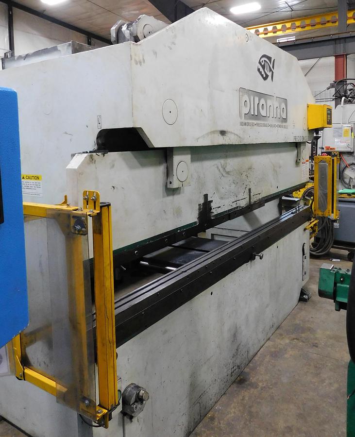 Used Piranha 10' x 95 Ton Hydraulic Press Brake 95-10