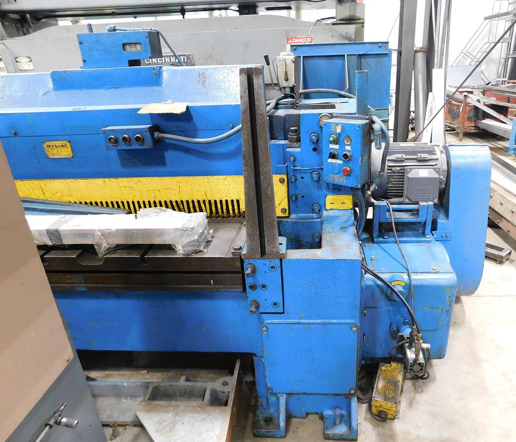 Used Wysong 10' x 1/4 Mechanical Shear 1025