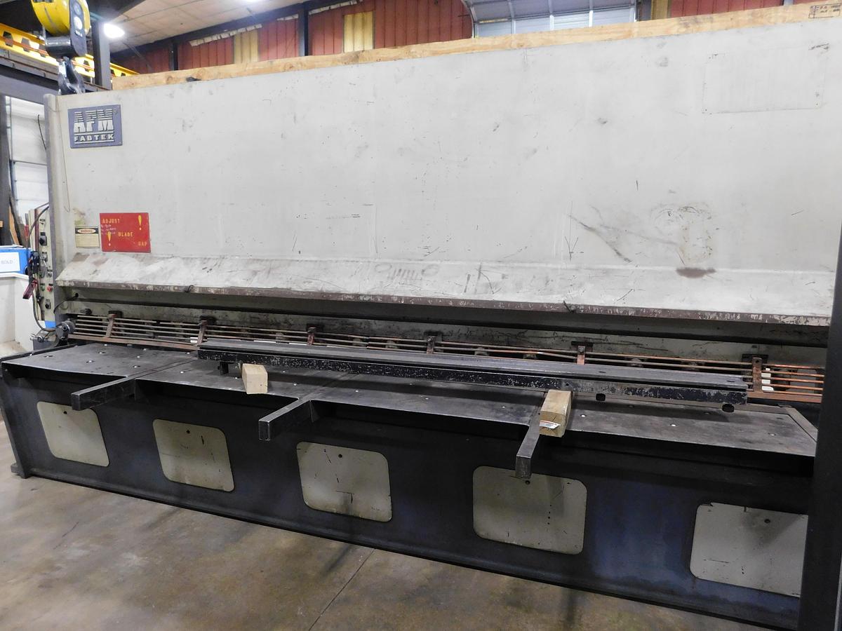 Used AFM Fabtek 13' x 1/2 Hydraulic Shear MK13-41