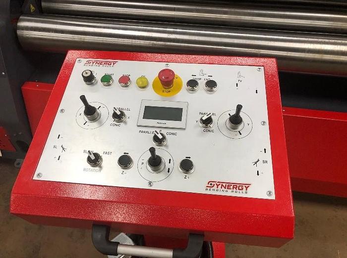 Used 2021 Synergy Hydraulic 4 Roll Plate Bending Roll AH4-8/08