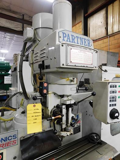 Used Milltronics VK1 2 Axis CNC Vertical Mill VK1 Series A