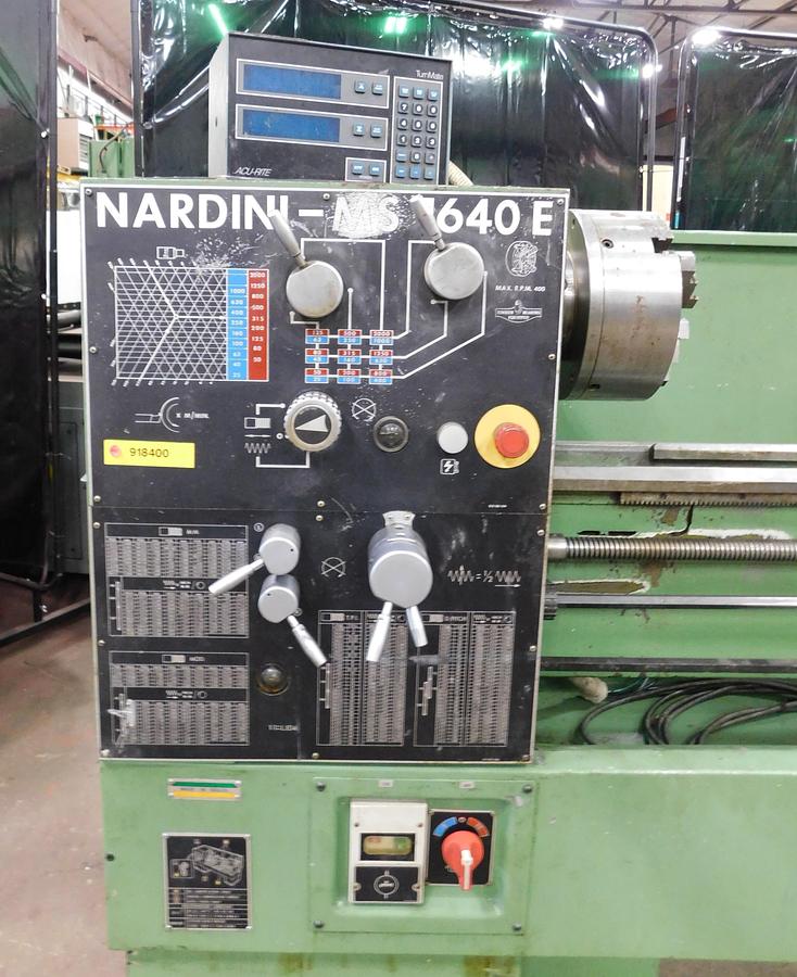 Used Clausing Nardini 16" x 40" Toolroom Lathe MS1640E