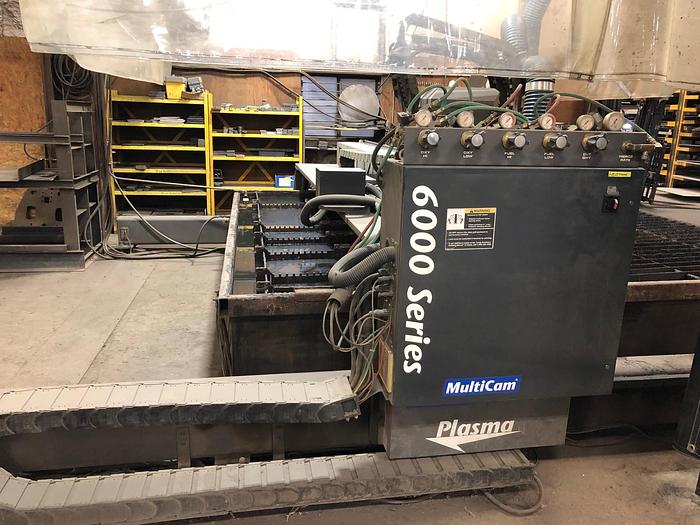 Used 2008 MultiCam 10' x 12' Plasma Table 6000