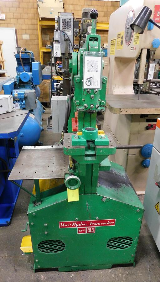 Used Unihydro 42 Ton Hydraulic Ironworker 42-14 SLS