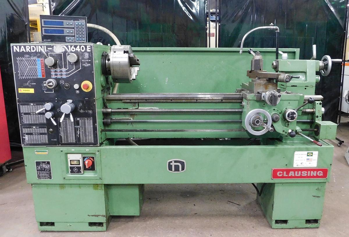 Used Clausing Nardini 16" x 40" Toolroom Lathe MS1640E