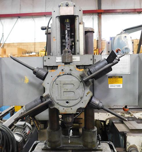 Used Burgmaster 6 Spindle Turret Drill 2C