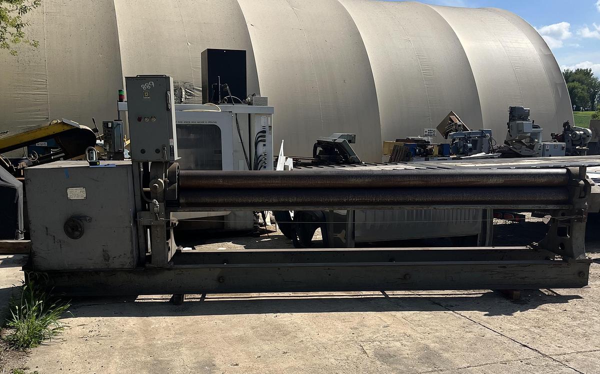 Used Hendley Beloit 12' x 10ga Initial Pinch Roll 8H