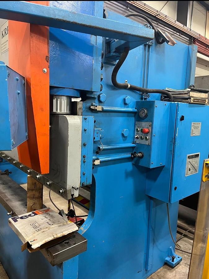 Used 2008 Krras 12' x 220 Ton Hydraulic Press Brake Bend 200-37