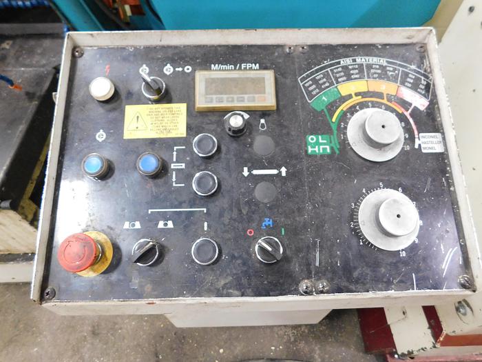 Used 2015 Clausing 16" x 25" Horizontal Semi-Automatic Bandsaw MS1625SA