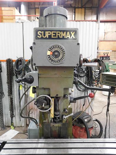 Used 1984 Supermax Vertical Milling Machine YCM16VS