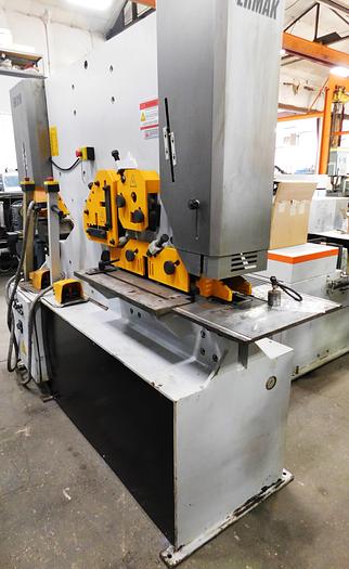Used 2011 Ermaksan 121 Ton Hydraulic Ironworker EKM 110-180 (metric tons) US Model: 121-198