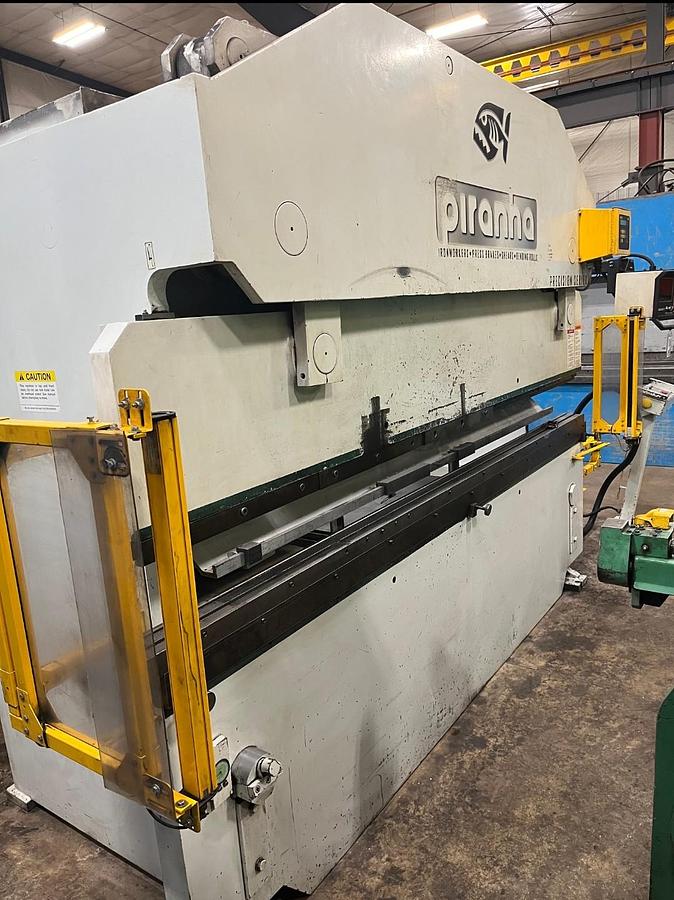 Used Piranha 10' x 95 Ton Hydraulic Press Brake 95-10