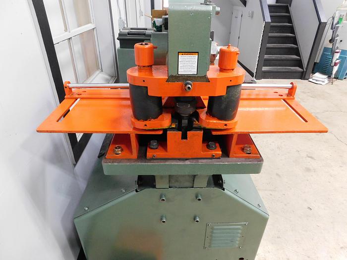 Used Piranha 90 Ton Hydraulic Ironworker P90