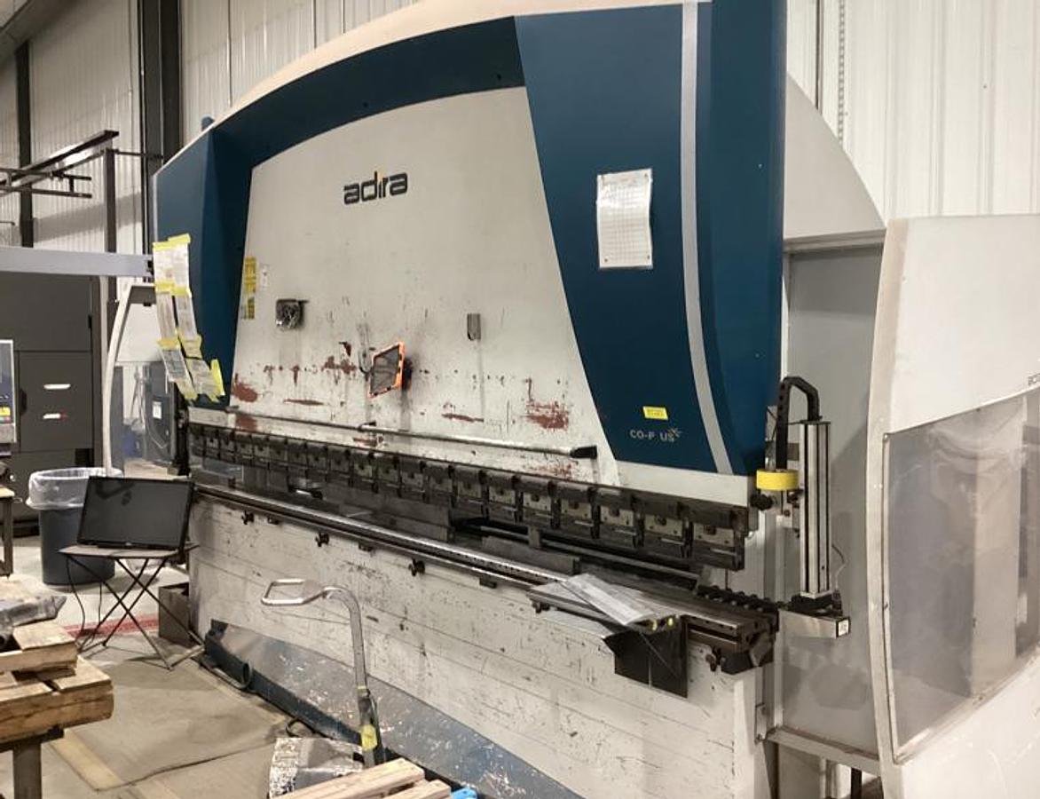 Used 2008 Adira QIHD 22040PLS 13' x 242 Ton 7 Axis Hydraulic CNC Press Brake