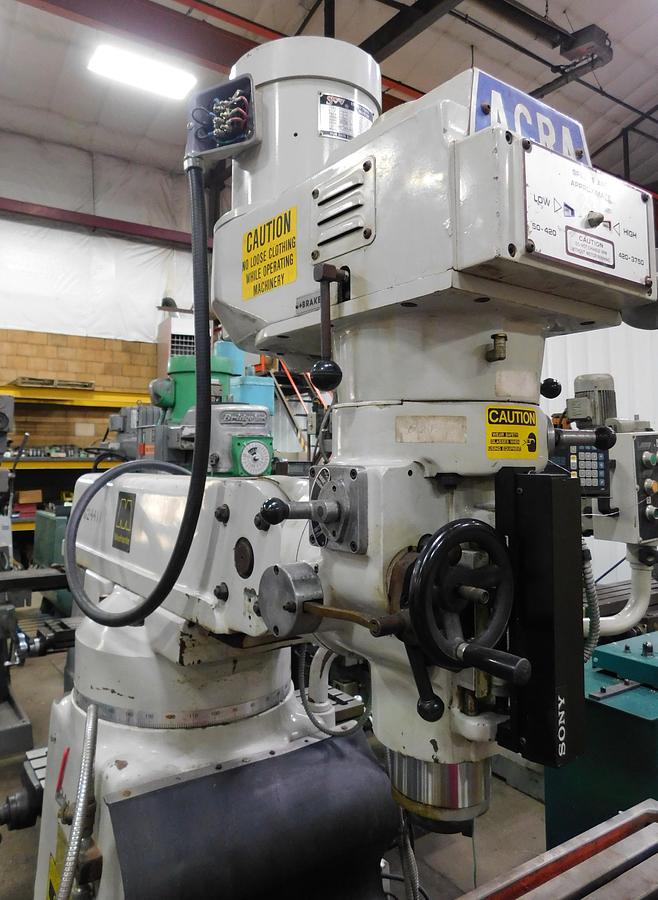 Used Acra HD Vertical Milling Machine AM5V