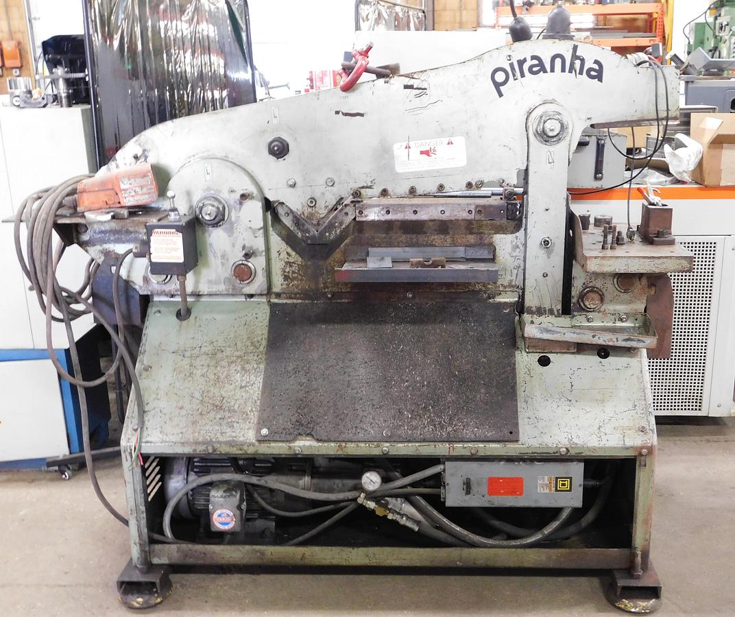 Used Piranha P70 70 Ton Hydraulic Ironworker P70