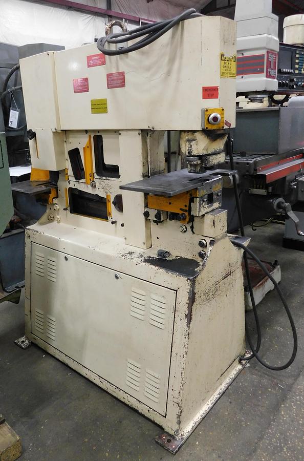 Used 1998 Geka 55 Ton Hydraulic Ironworker Hydrocrop 55A