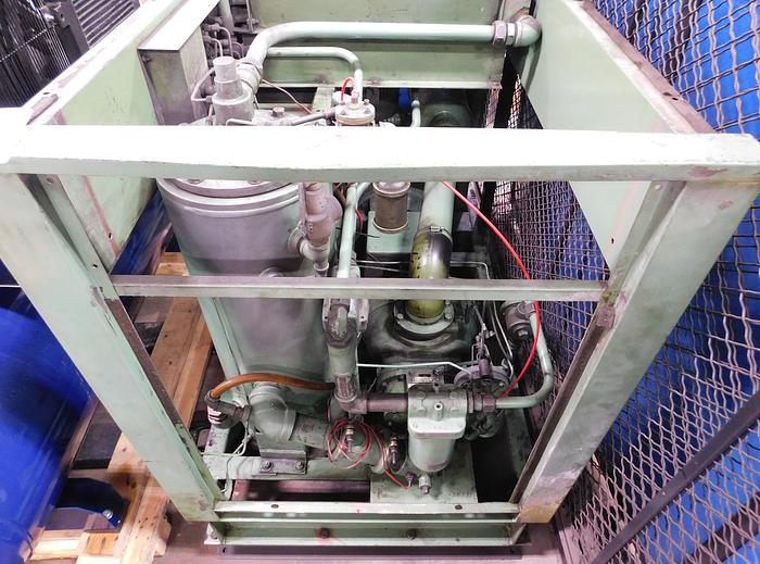 Used 1984 Sullair 40 HP Rotary Screw Air Compressor 12B-40L