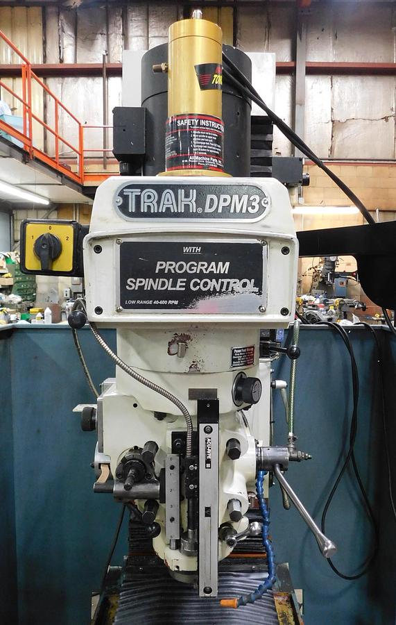 Used TRAK DPM3 CNC Bed Mill w/NEW TRAK SMX Control DPM SX3