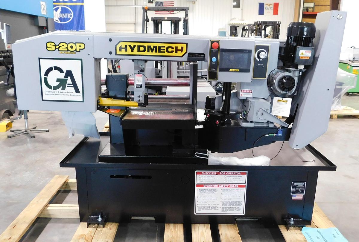 Hyd-Mech S-20PNG Semi-Automatic Horizontal Pivot Mitering Bandsaw