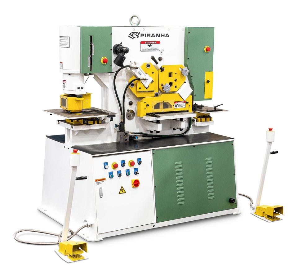 Piranha BII-66 66 Ton Dual Operator Hydraulic Ironworker BII-66