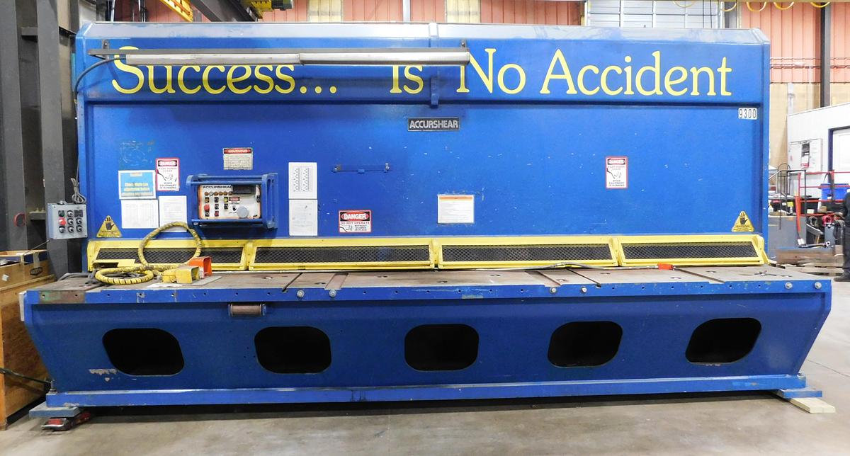 Used 1989 Accurpress 16' x 1/2" Hydraulic Accurshear 850016
