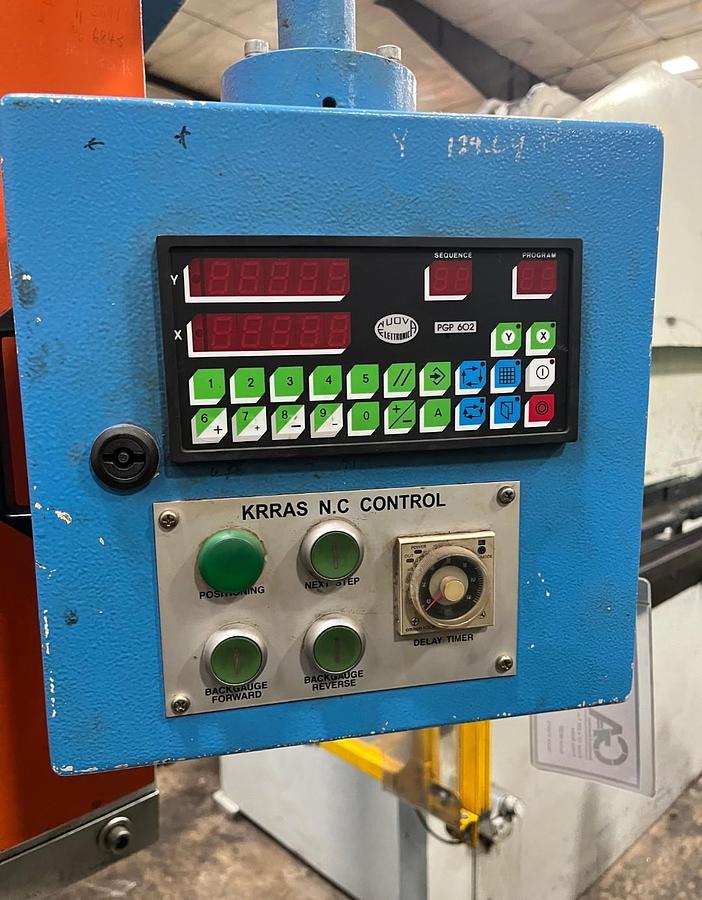 Used 2008 Krras 12' x 220 Ton Hydraulic Press Brake Bend 200-37