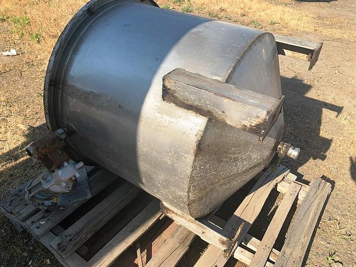 Used Tank, 65 Gallon, S/st, FT/DB, 28" x 24" #S743951