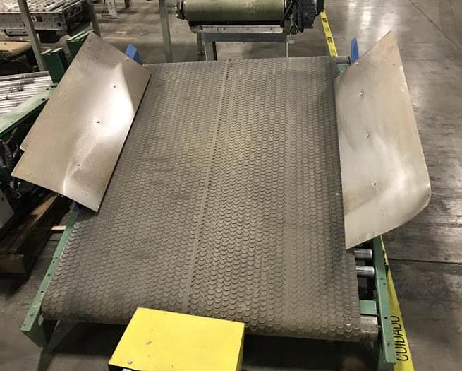 Used 4 FT WIDE x 5 FT-8 INCH LONG BELT CONVEYOR