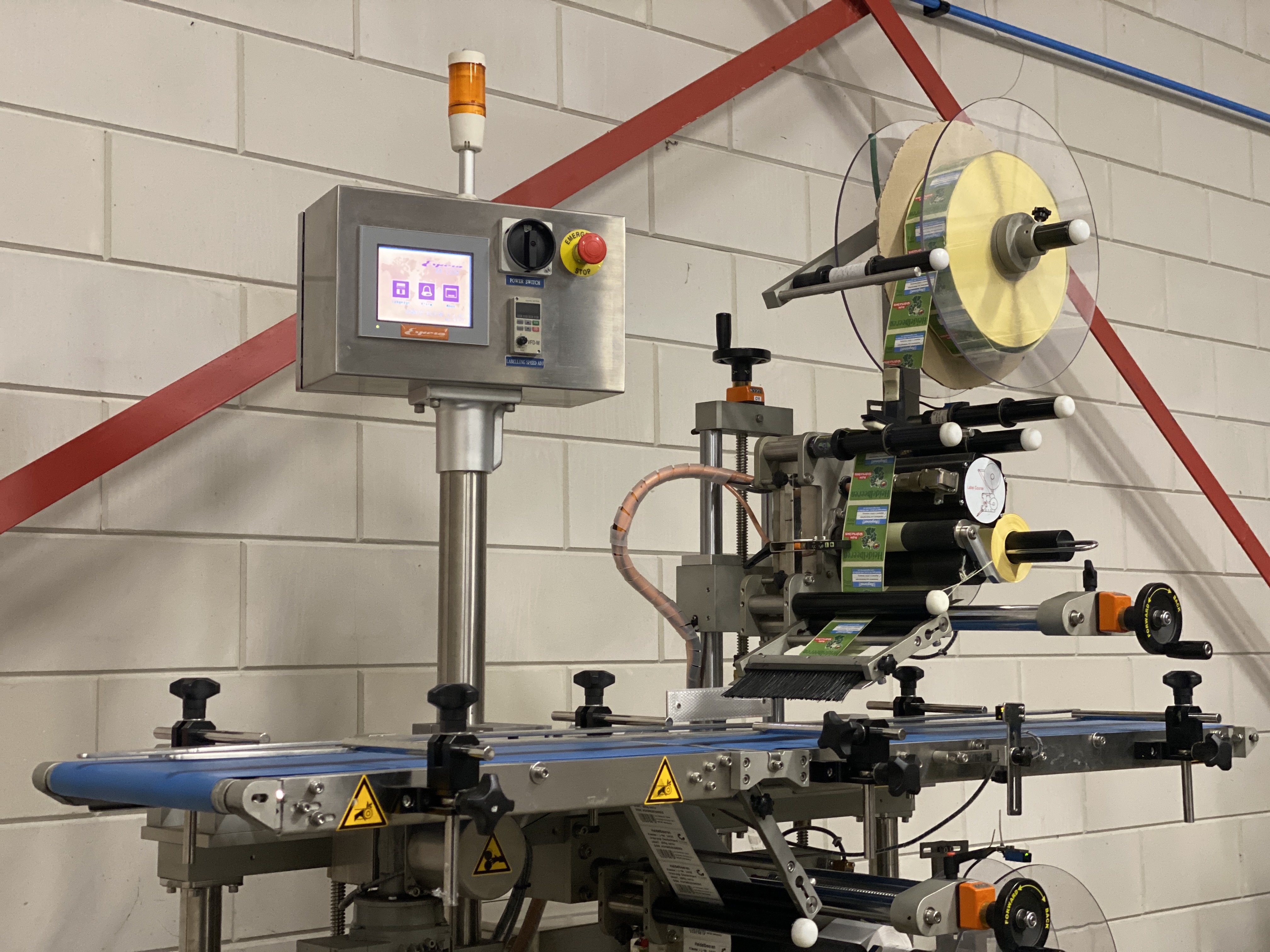 Used Espera 1000 top and bottom labeling