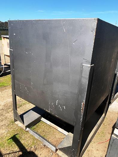 Used Bin, 50 CF, C/st, 48" x 48" x 42", Dry storage Tote, B #S743943